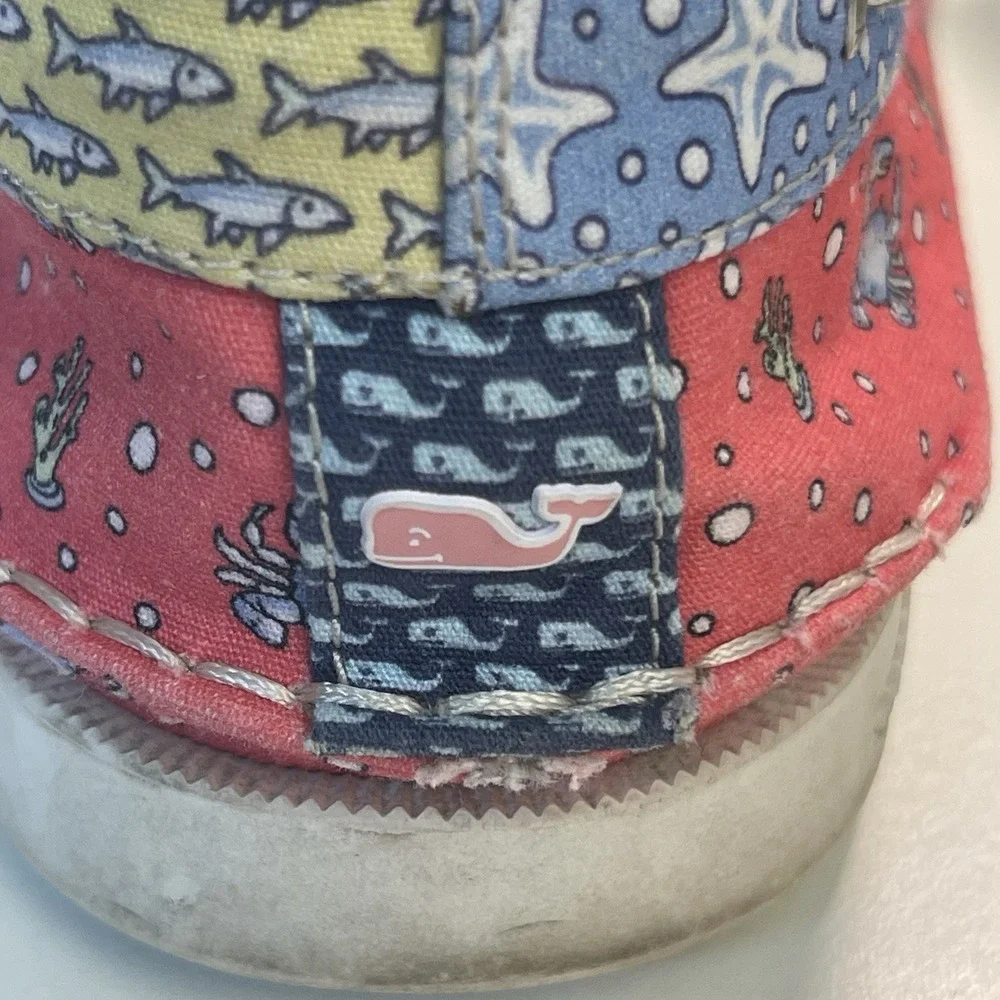 Sperry + Vineyard Vines Topsider Women's‎ nautical Multi Color Boat Shoes Size 9